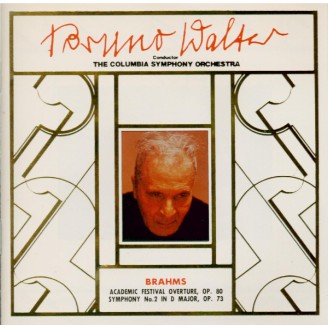 BRAHMS - Walter - Akademische Festouvertüre (Ouverture pour un festival Import Japon..